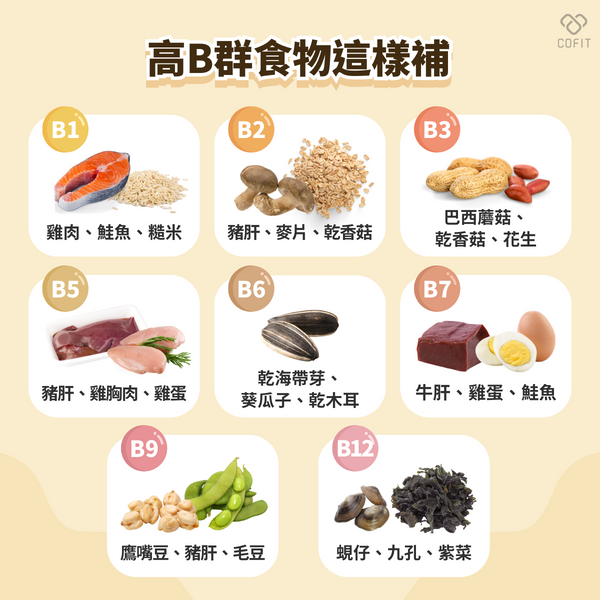 B群功效與缺乏症狀一次看！ B群差異大不同、營養師教你選